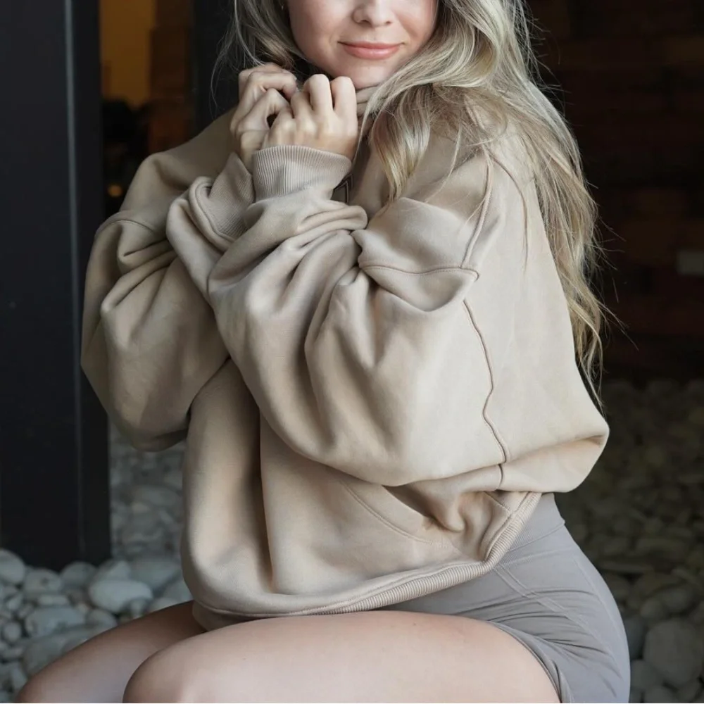 Oner Active Limited Edition Classic Lounge Hoodie Oatmeal Size S - Picture 4 of 14